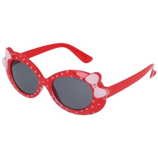 Červené tečkované sluneční brýle pro děti "Sweet" (3-6 let)