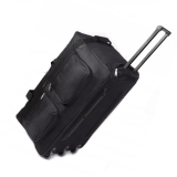 Černá nepromokavá cestovní taška na kolečkách "Comfort" - 4 velikosti