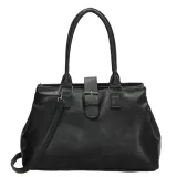 Černá objemná shopper kabelka „Lilian“