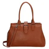 Tmavě hnědá objemná shopper kabelka „Lilian“