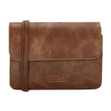 Hnědá elegantní crossbody kabelka "Eterna"
