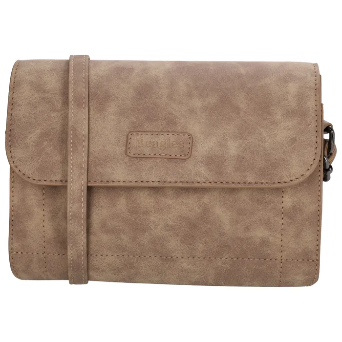 Tmavě hnědá elegantní crossbody kabelka “Eterna“