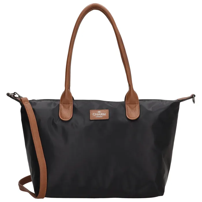 Černá objemná shopper kabelka „Femine”