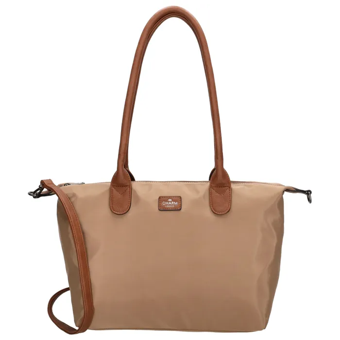 Hnědá objemná shopper kabelka „Femine”