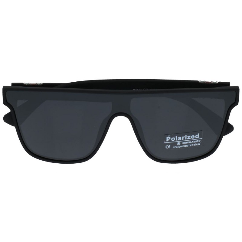 Černé bezrámové zrcadlove brýle "Rimless"
