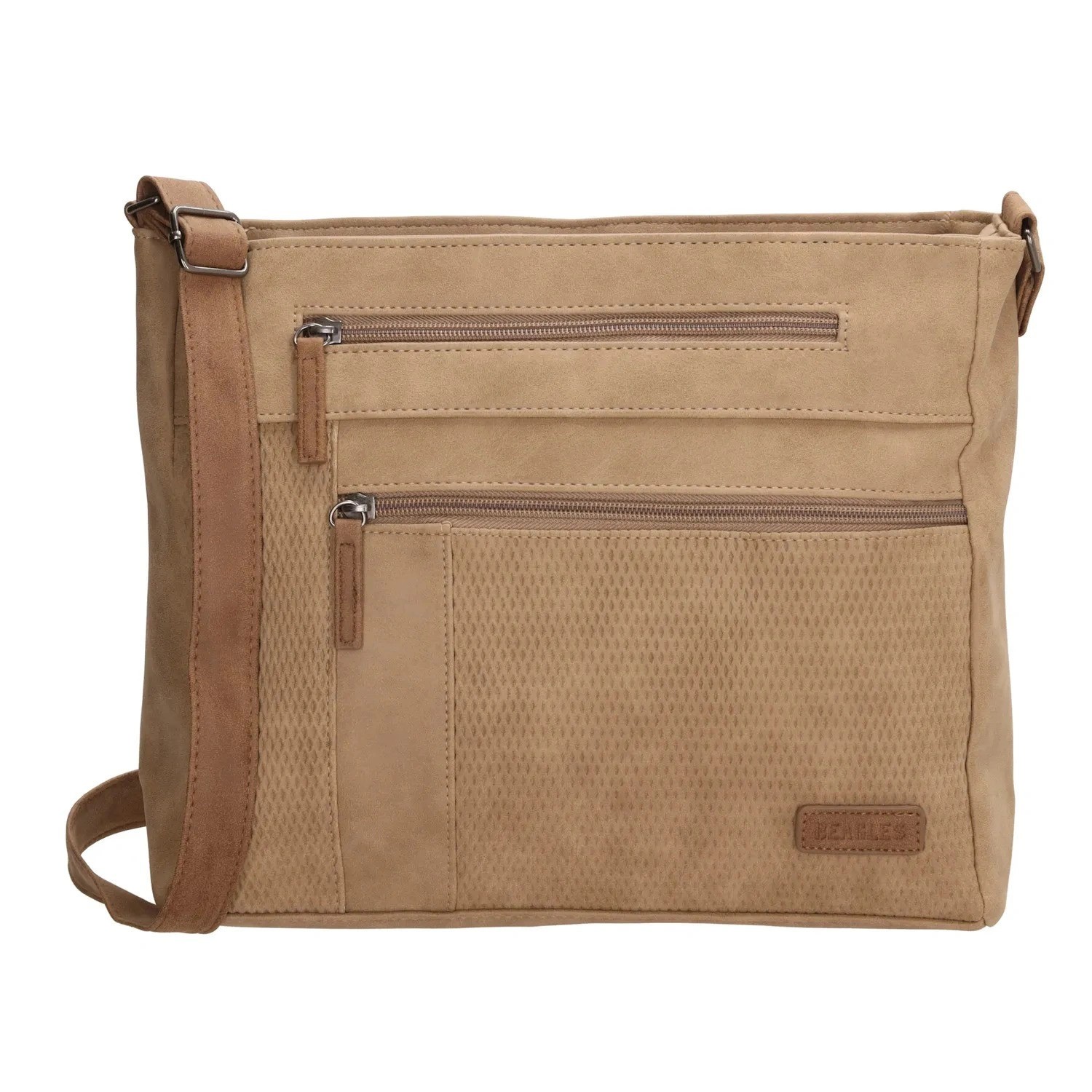 Hnědá dvoubarevná crossbody kabelka přes rameno "Melissa"