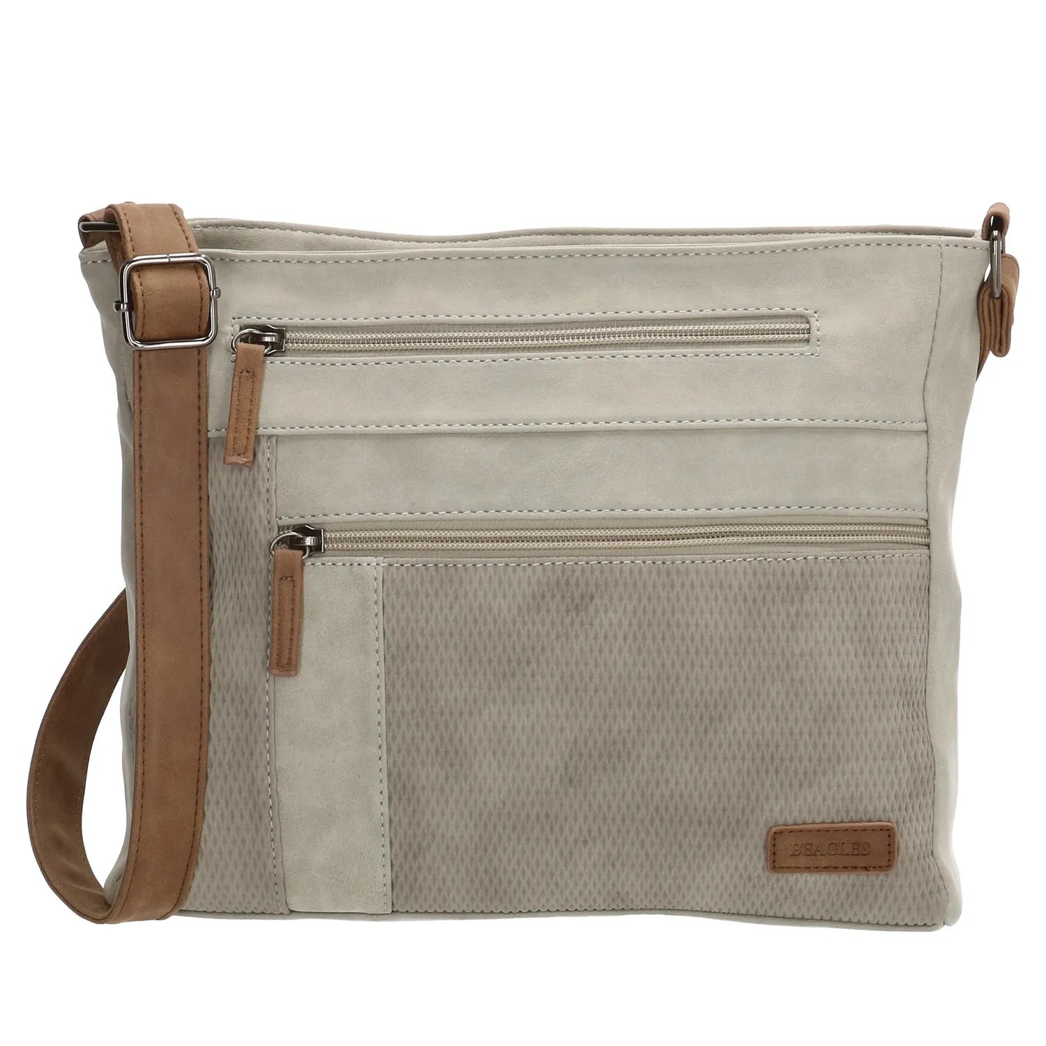 Šedá dvoubarevná crossbody kabelka přes rameno "Melissa"