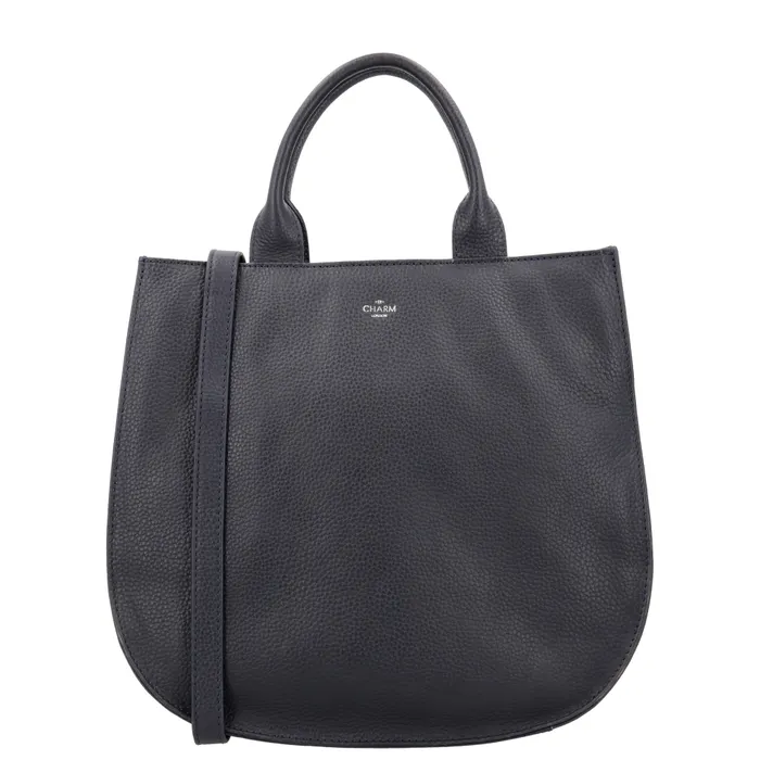 Modrá luxusní kožená shopper kabelka „Euphoria“