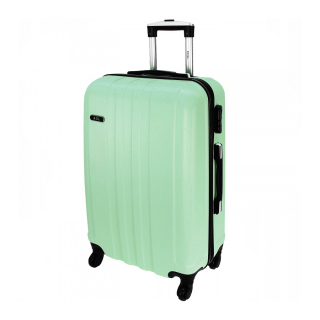 Zelený odolný polykarbonátový kufr na kolečkách "Stronger" - 3 velikosti