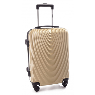 Zlatý skořepinový cestovní kufr "Motion" - 3 velikosti