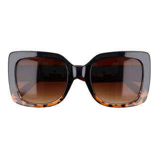 Hnědé oversized sluneční brýle „Anonym"