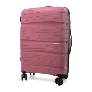 Růžový palubní kufr do letadla s TSA zámkem "Royal" - vel. M