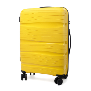Žlutý palubní kufr do letadla s TSA zámkem "Royal" - vel. M
