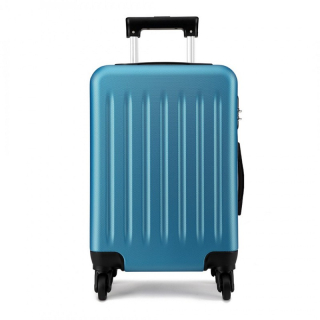 Modrý odolný plastový kufr s TSA zámkem "Defender" - 3 velikosti