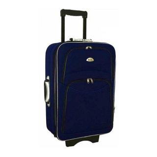 Tmavě modrý nepromokavý cestovní kufr "Standard" - 3 velikosti